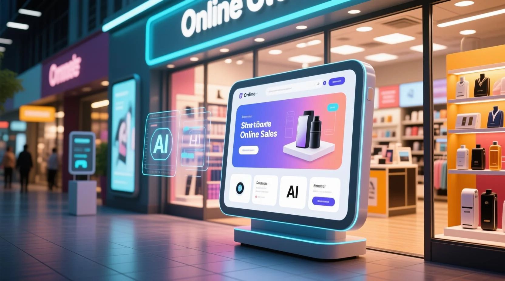 Loja virtual com Inteligência Artificial no E-commerce elevando vendas online no Brasil em 2025