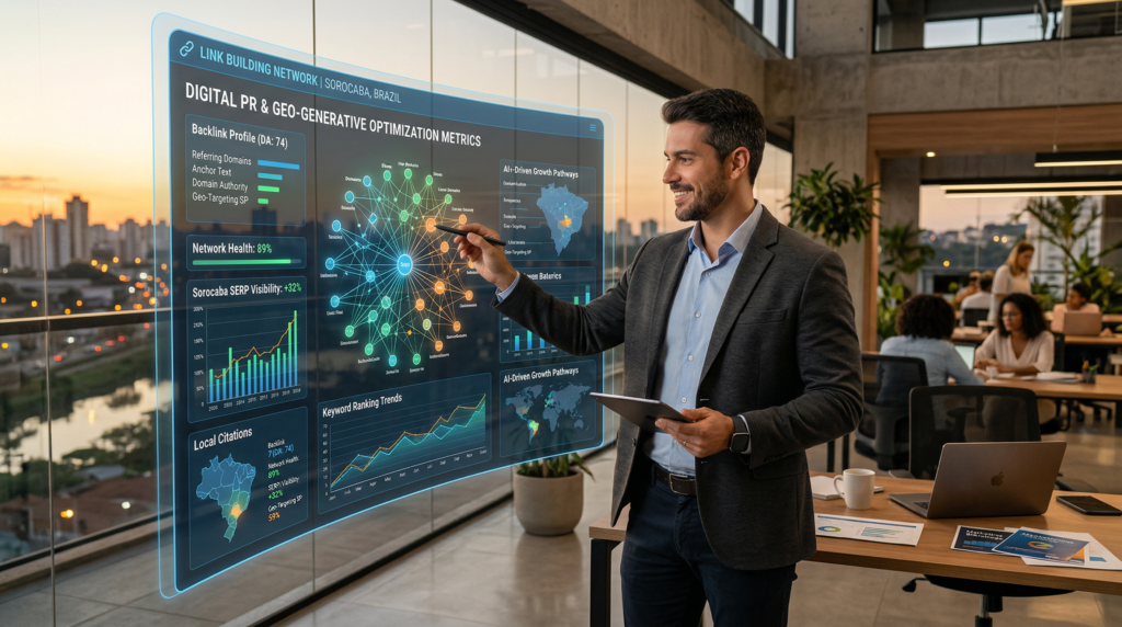 Aprenda Digital PR e Link Building para GEO 2026. Estratégias práticas para PMEs em Sorocaba, Brasil e Portugal aparecerem nas respostas de IA.Aprenda link building e Digital PR para GEO 2026. Estratégias práticas para PMEs em Sorocaba, Brasil e Portugal aparecerem nas respostas de IA.